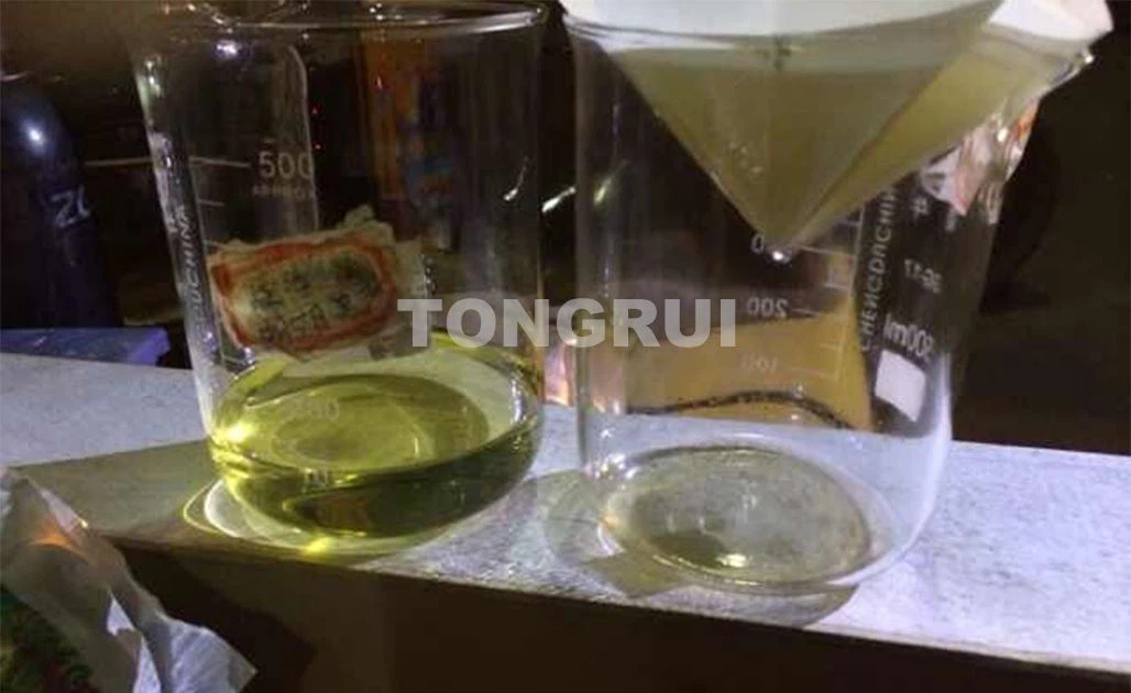 oil distillation machine oil sample