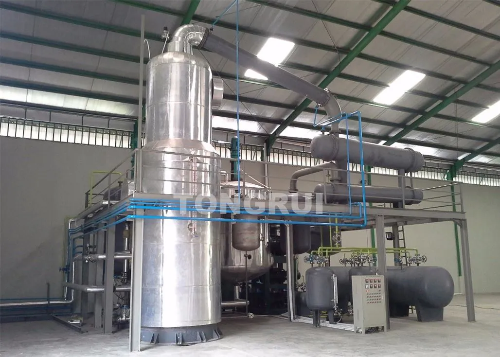 unique patents waste lube oil distillation plant